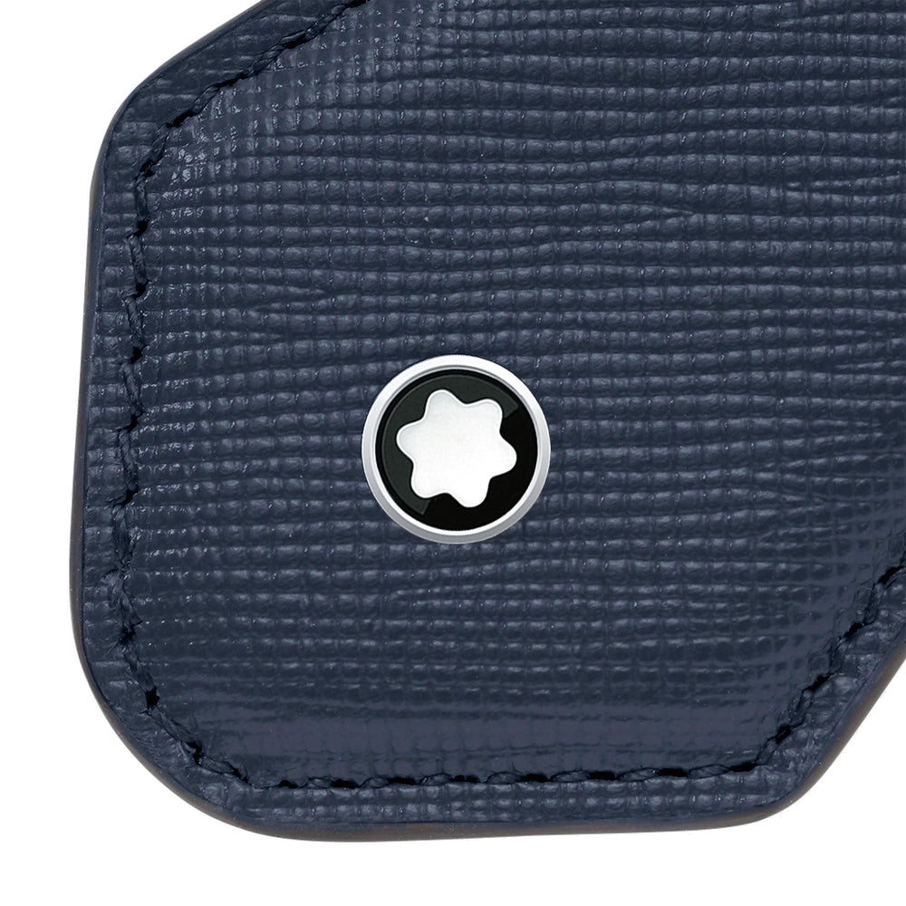 Montblanc ruitvormige sleutelhanger Montblanc Sartorial blauw/zwart 128601 - Capodagli 1937