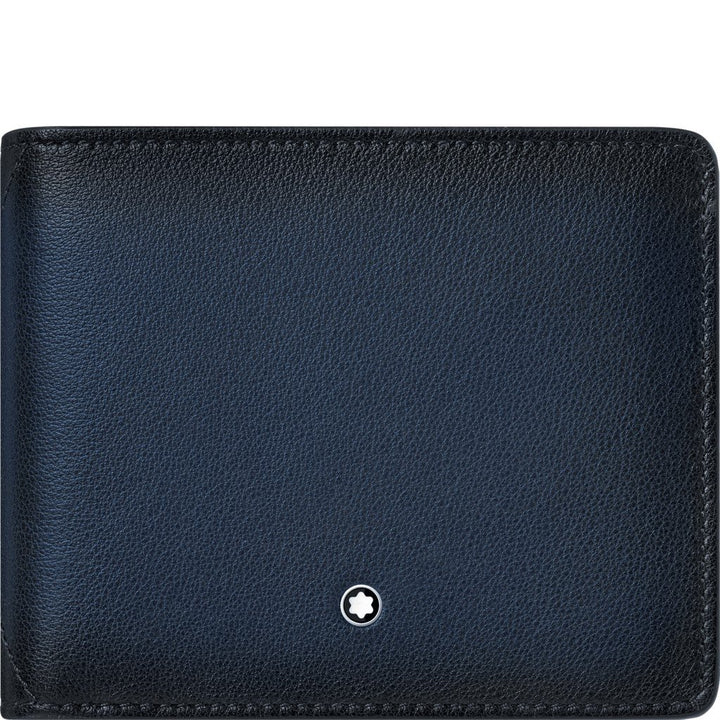 Montblanc portafoglio 6 scomparti Meisterstück Sfumato blu navy 123719 - Gioielleria Capodagli