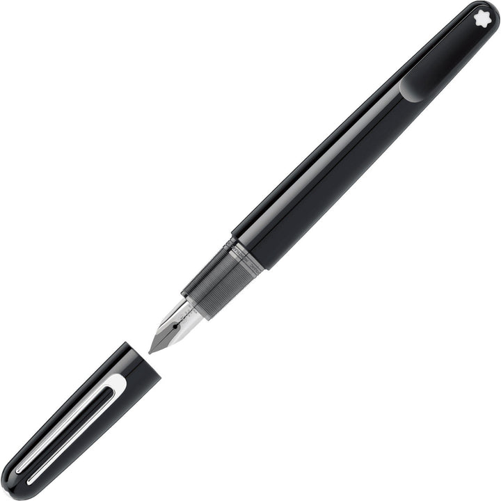 Montblanc stilografica Montblanc M nero punta F 117146 - Gioielleria Capodagli