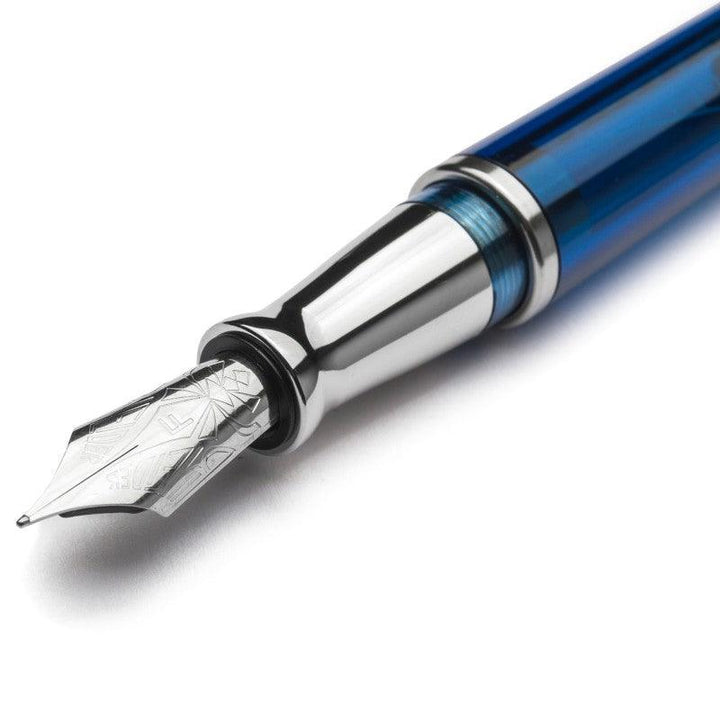 Pineider penna stilografica Avatar UR Demo Metal FB Sky Blue PP3401440 - Capodagli 1937