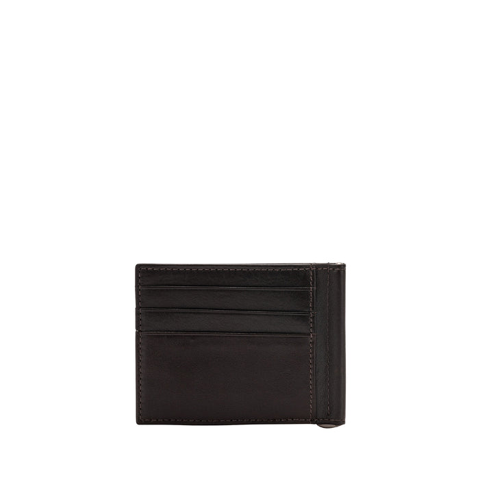 Nuvola en cuir portefeuille pour les clips pour hommes dans les billets d'entreprise en cuir avec des poches