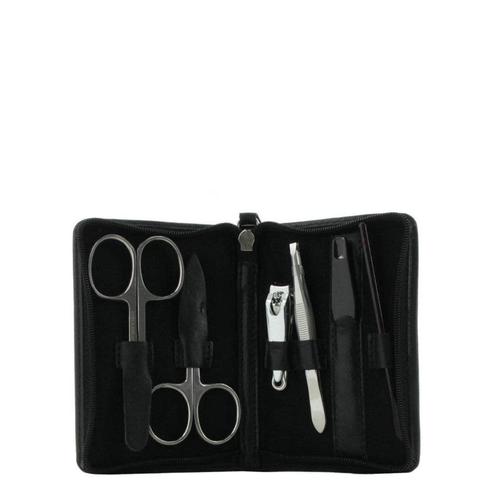 Friedrich23 set de manucure avec fermeture éclair Noir 72003-2 - Capodagli 1937