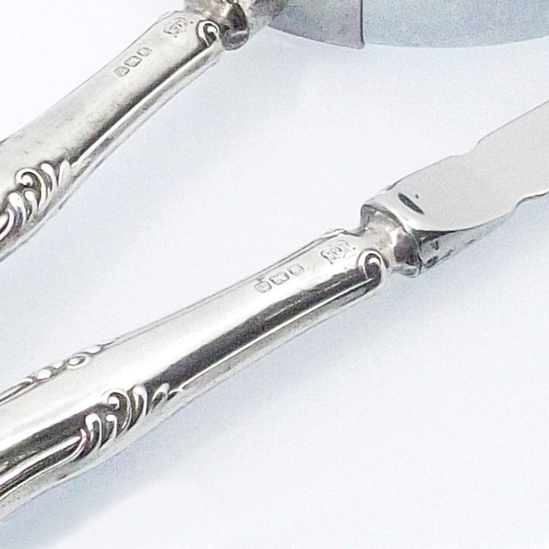 Sheffield antique letter opener lens desk set A-0672 - Gioielleria Capodagli