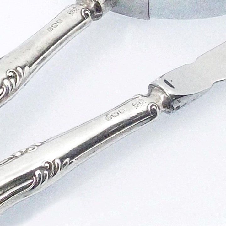 Sheffield antique letter opener lens desk set A-0672 - Gioielleria Capodagli
