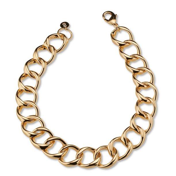 Sovrani collana Chain Fashion Mood Collection bronzo finitura PVD oro giallo J6166 - Capodagli 1937