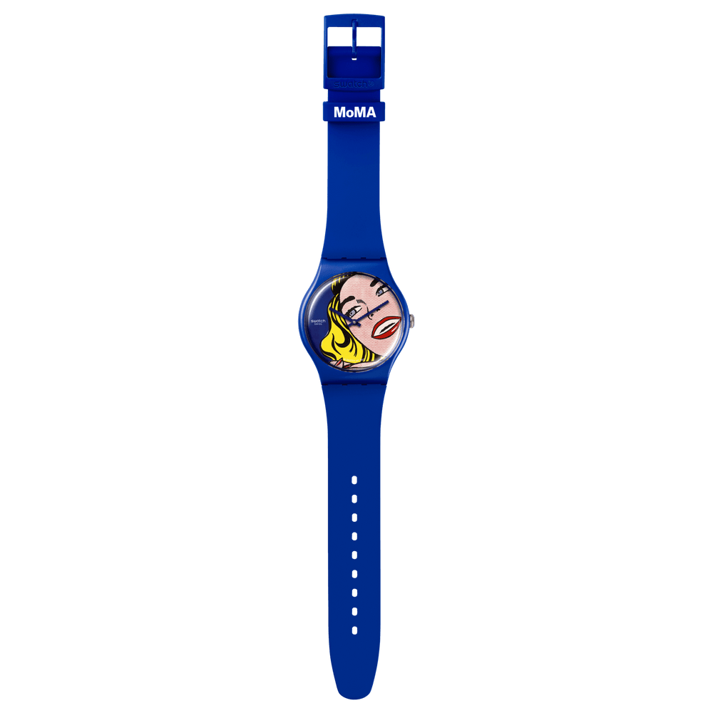 Swatch orologio Girl di Roy Lichtenstein Special Edition Moma Originals New Gent 41mm SUOZ352 - Capodagli 1937