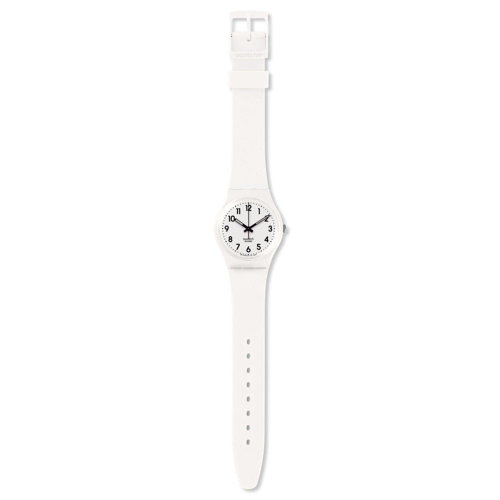 Swatch orologio JUST WHITE SOFT Originals Gent 34mm New Core GW151O - Gioielleria Capodagli