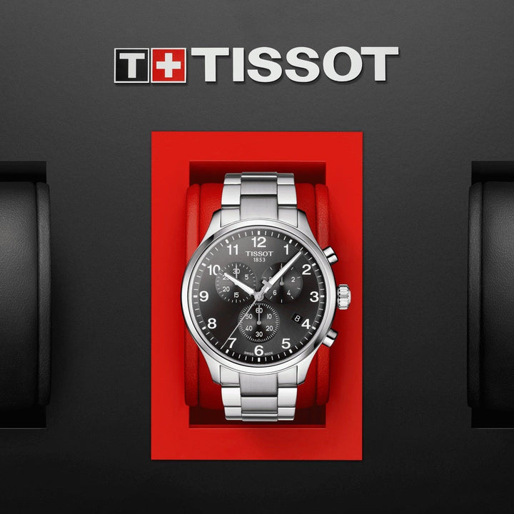 Tissot orologio Chrono XL Classic 45mm nero quarzo acciaio T116.617.11.057.01 - Capodagli 1937