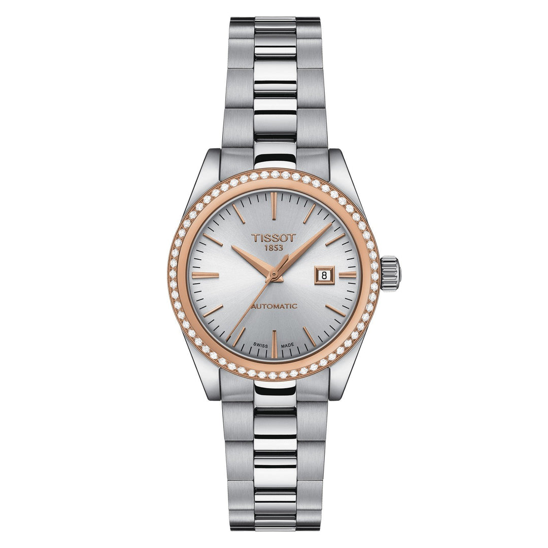 Tissot orologio donna T-My Lady Automatic 18k Gold 29mm diamanti 0,39ct T930.007.41.031.00 - Gioielleria Capodagli