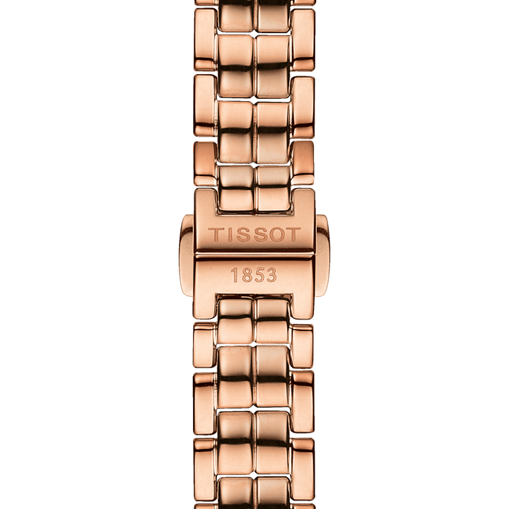 Tissot orologio Flamingo 30mm madreperla quarzo acciaio finitura PVD oro rosa T094.210.33.116.02 - Capodagli 1937