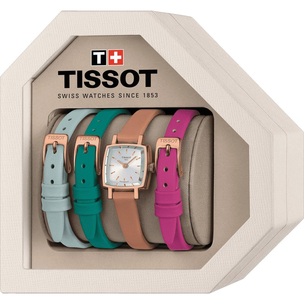 Tissot orologio Lovely Summer Set 20mm argento quarzo acciaio finitura PVD oro rosa T058.109.36.031.01 - Capodagli 1937