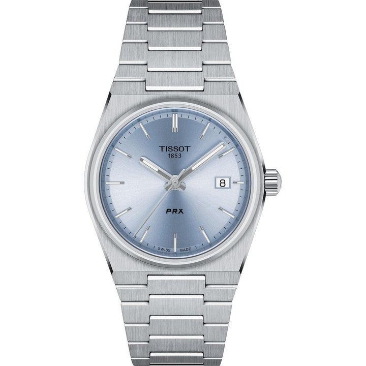 Tissot orologio PRX 35mm azzurro quarzo acciaio T137.210.11.351.00 - Capodagli 1937