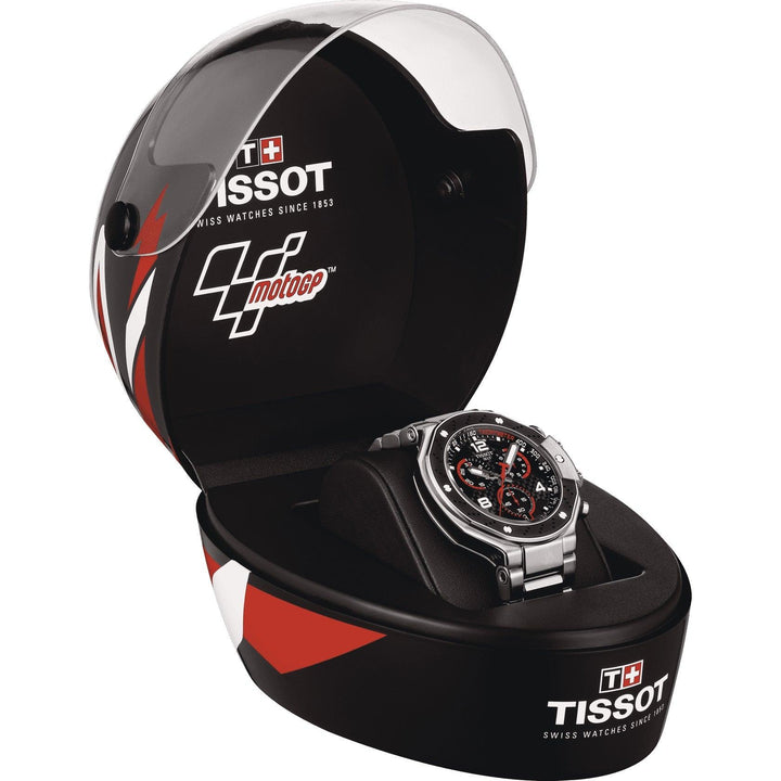 Tissot orologio T-Race MotoGP Chronograph 2022 Limited Edition 8000 pezzi 45mm nero quarzo acciaio T141.417.11.057.00 - Capodagli 1937