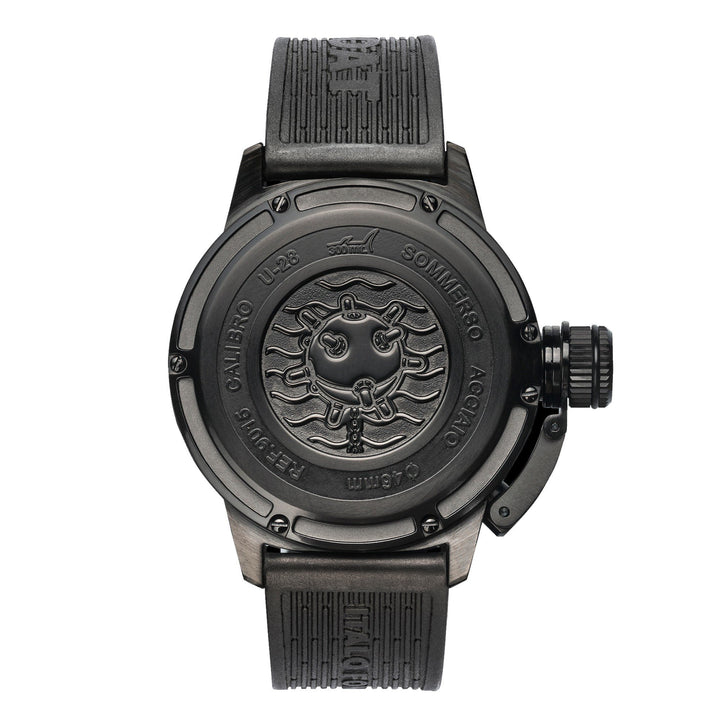 U-BOAT orologio uomo Sommerso DLC 46mm automatico acciaio nero 9015 - Gioielleria Capodagli