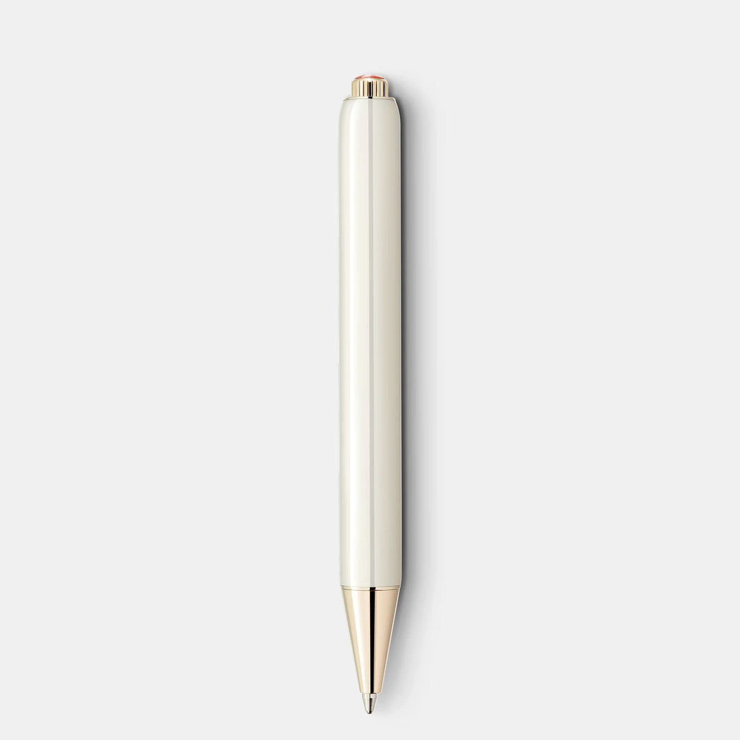 Montblanc balpen Montblanc Heritage Rouge et noir "Baby" Special Ivory Edition 128123