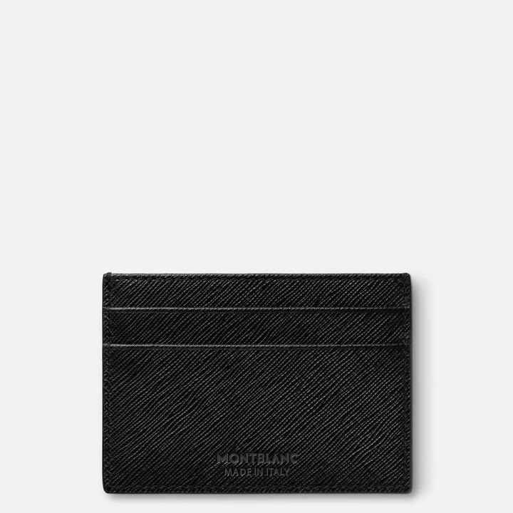 Montblanc Porte-cartes de crédit 5 compartiments Montblanc Couture noire 130324