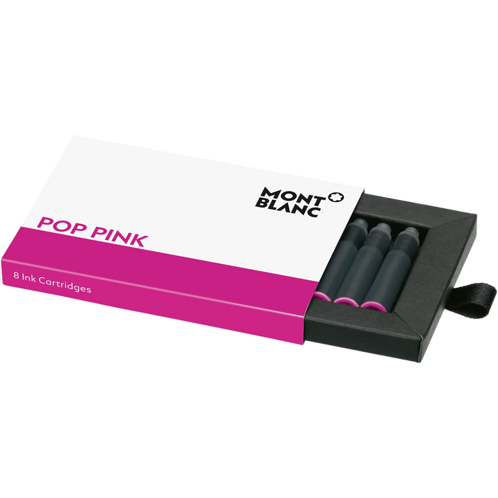 Montblanc Inkt in cartridges 8 stuks poproze roze schokkende 128206