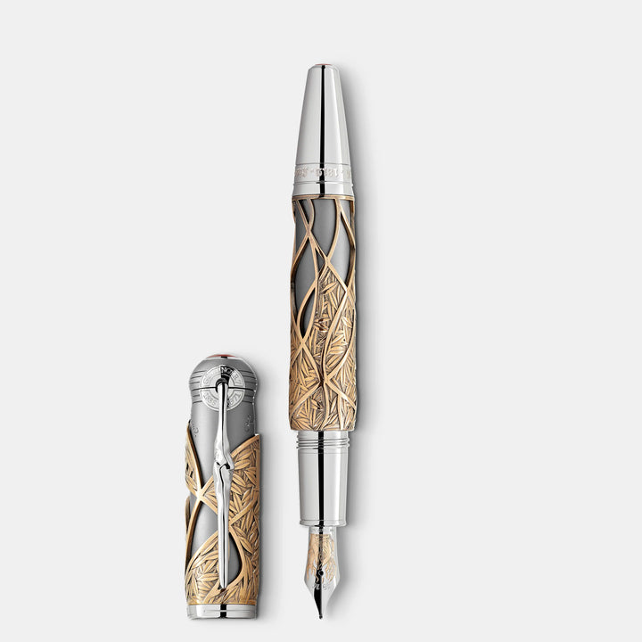 Montblanc Writers Edition Hommage an Brothers Fountain Grimm Punta M Limited Edition 1812 Stücke 128848