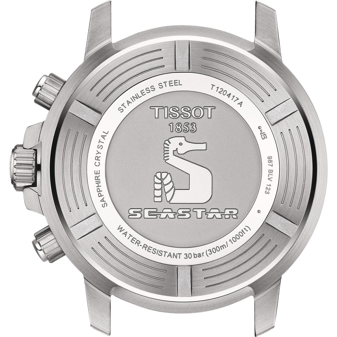 Tissot Watch Seastar 1000 Chronograph 45mm Blue Quartz Steel T120.417.11.041.01