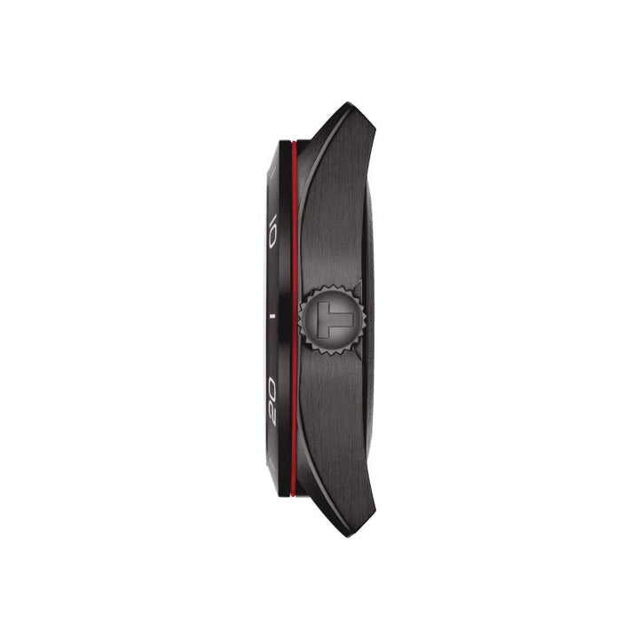 Montre Tissot PRS 516 Powermatic 80 42mm noir acier automatique finition PVD noir T131.430.36.052.00