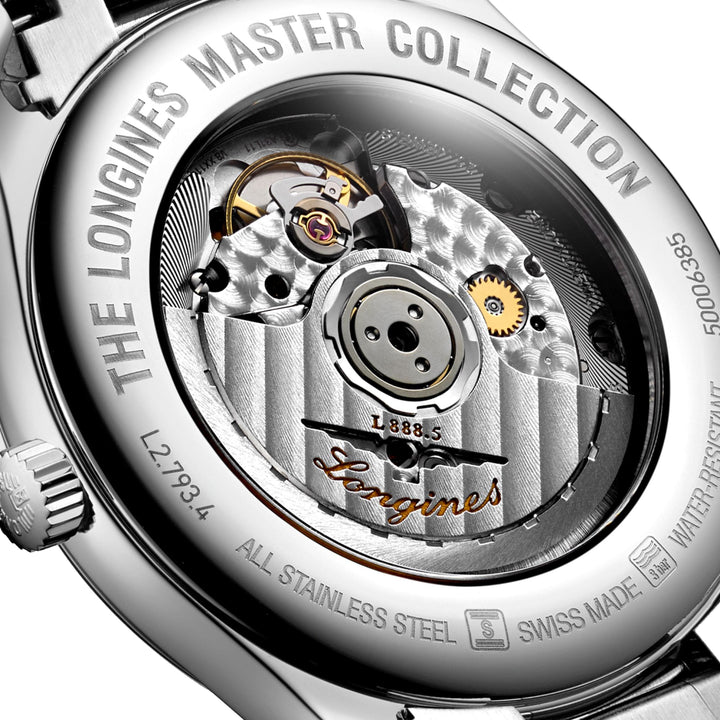 Longines Master Collection 42 mm Watch Automatisch zwart staal L2.893.4.59.6
